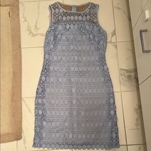 Ralph Lauren Elegant Blue Lace Dress